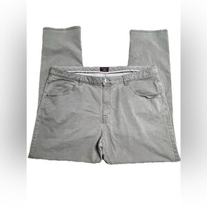 Untuckit Pants Mens 40x32 Gray Don Santiago Straight Leg Stretch Chinos